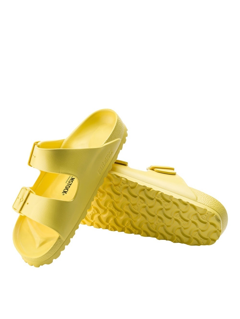 Pale Yellow Birkenstock Eva Sandals • Size 39